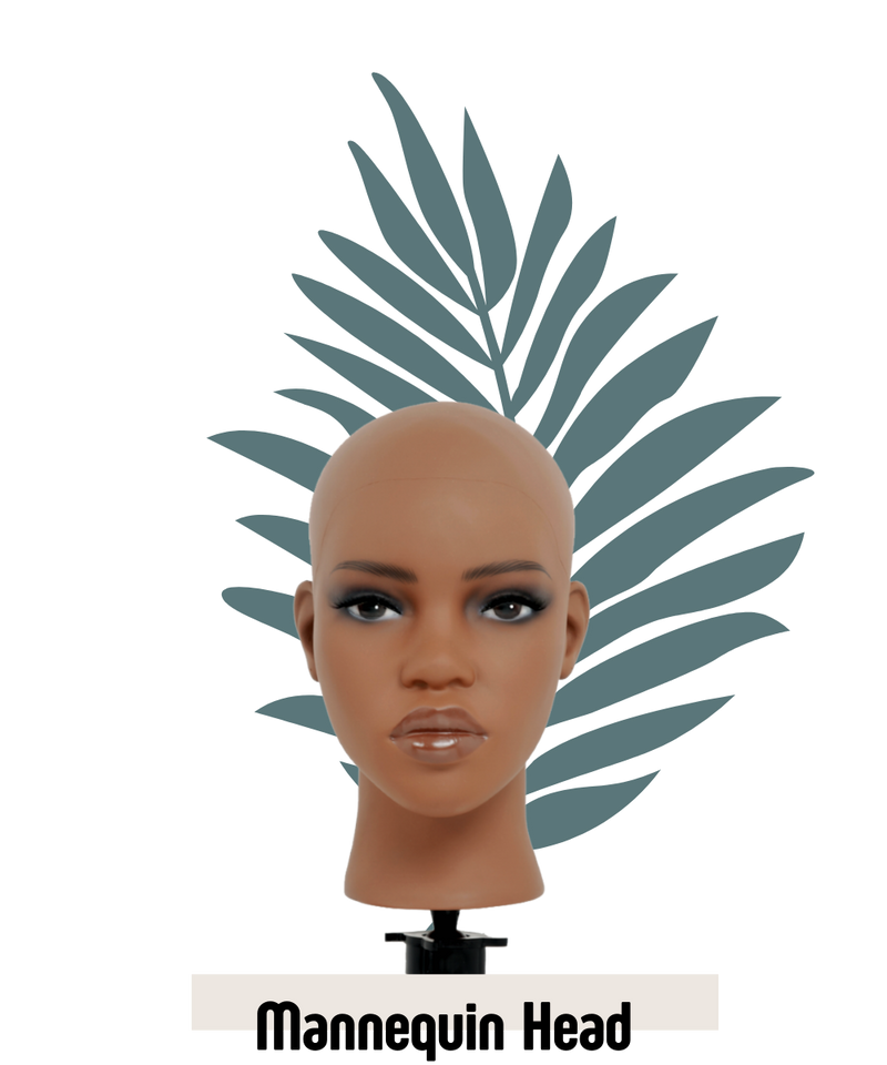 New Bald Afro Mannequin Head Without Hair For Making Wigs Hair