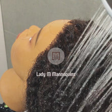 Load and play video in Gallery viewer, Kinky Curly - Training Head
